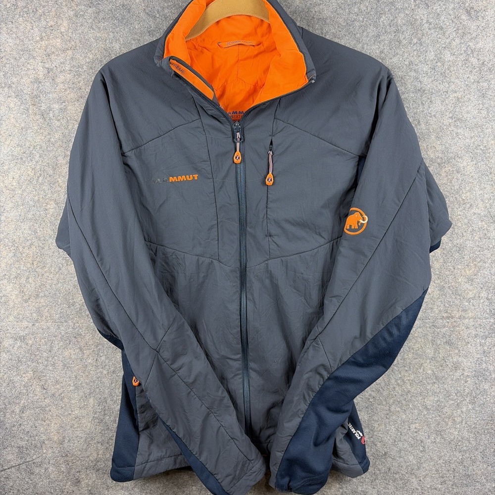 MAMMUT Mens Night EIGER‎ EXTREME Polartec Eigerjoch Hybrid Jacket Size Small